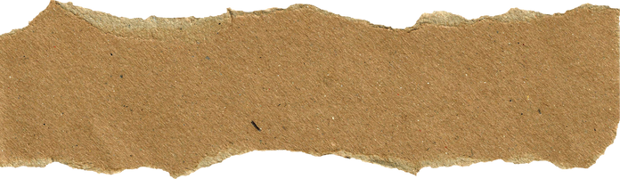 Ripped Brown Kraft Paper