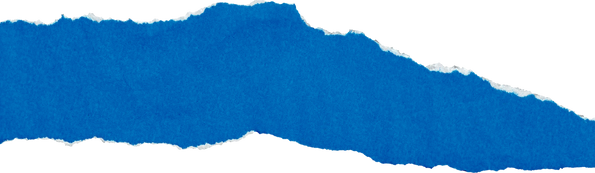 Blue Ripped Paper
