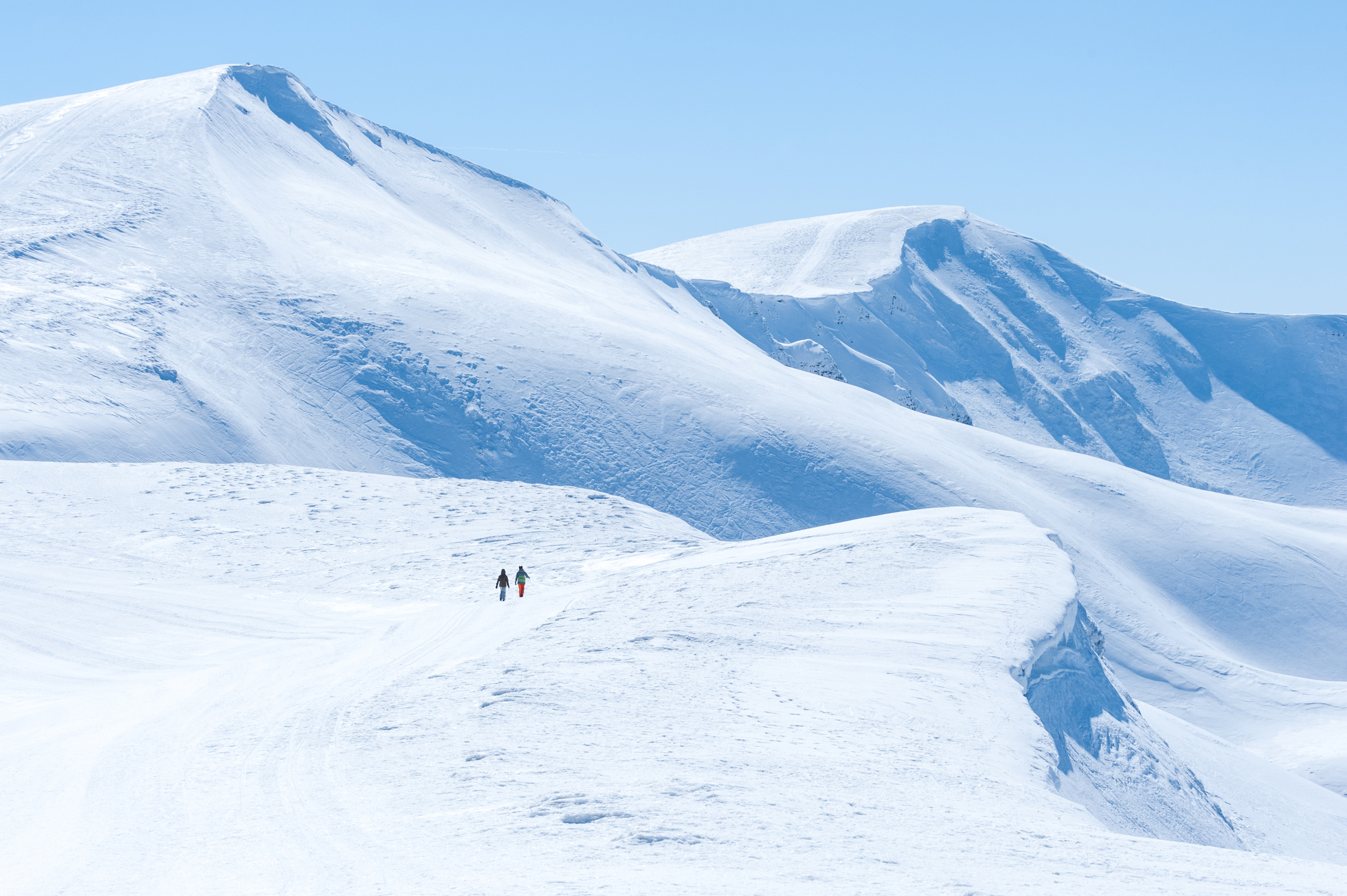 snow mountains